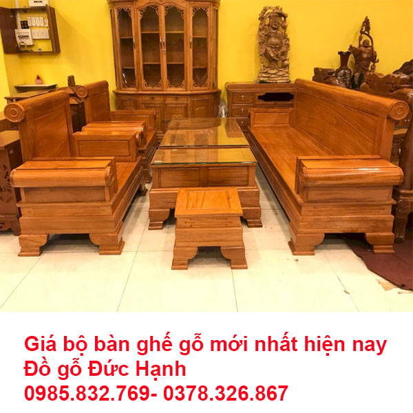 Giá bộ bàn ghế gỗ